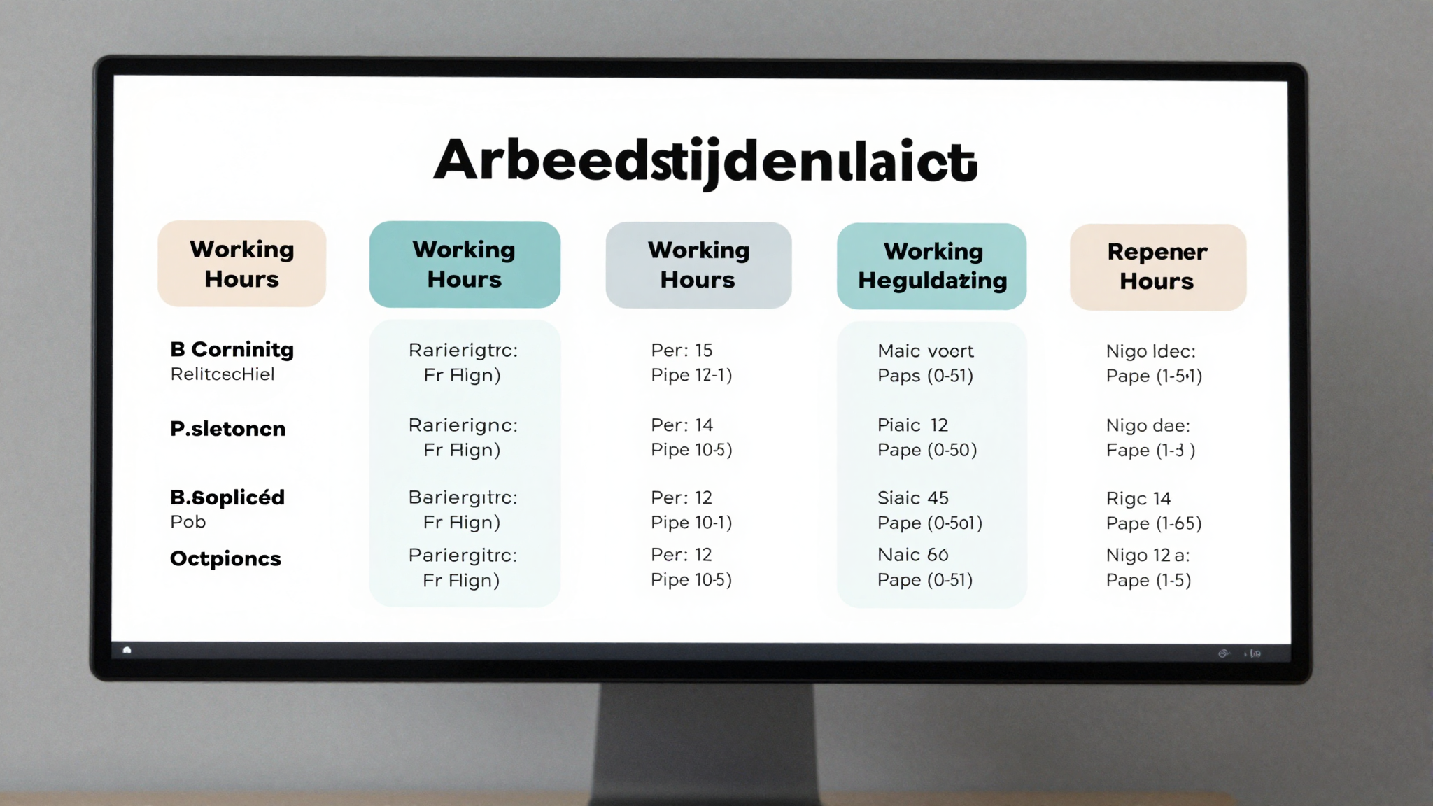 Working Time Regulations in the Netherlands